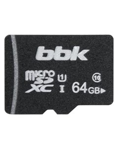 Карта памяти SDXC Micro BBK 64GB 064GXCU1C10 64GB 064GXCU1C10 Bbk
