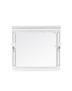 Зеркало Мариэль 105 белое серебро Vod-ok