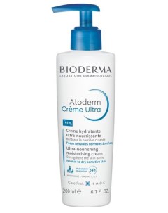 Крем для сухой и атопичной кожи тела питательный Atoderm Bioderma Биодерма фл 200мл Naos (bioderma)