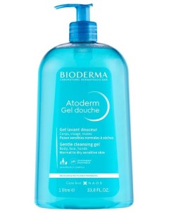 Гель для душа для нормальной и атопичной кожи Atoderm Bioderma Биодерма 1л Naos (bioderma)