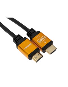 Аксессуар HDMI HDMI 2 1 1m Gold 17 6002 Rexant