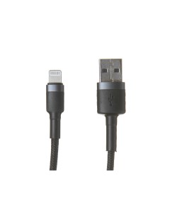 Аксессуар Cafule Special Edition USB Lightning 2 4A 1m Grey Black CALKLF BG1 Baseus