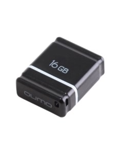 USB Flash Drive 16Gb USB 2 0 Nano Black QM16GUD NANO B Qumo