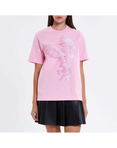 Розовая футболка с принтом Jnby