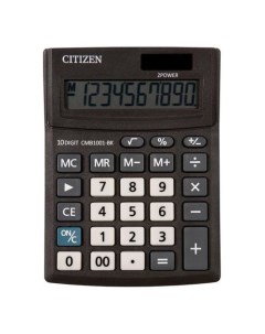 Калькулятор CMB1001BK 10 разрядный черный Citizen