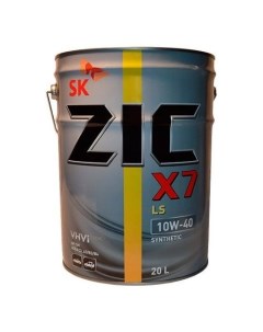 Моторное масло X7 LS 10W 40 20л синтетическое Zic