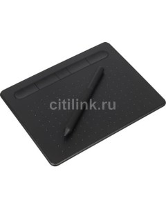 Графический планшет Intuos S Bluetooth CTL 4100WLK N А6 черный Wacom