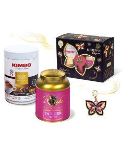 Кофе молотый Gold чай Tanger кулон средняя обжарка 350 гр Kimbo