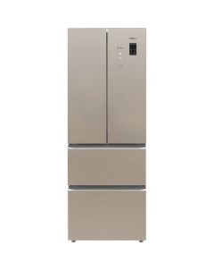 Холодильник трехкамерный RFD 361I No Frost French Door инверторный бежевый Tesler