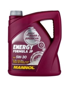 Моторное масло Energy Formula JP 5W 30 4л синтетическое Mannol