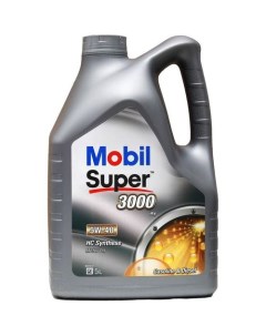 Моторное масло Super 3000 X1 5W 40 5л синтетическое Mobil