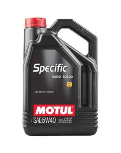 Моторное масло Specific 502 00 505 00 505 5W 40 5л синтетическое Motul