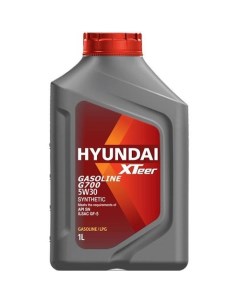 Моторное масло XTeer Gasoline G700 5W 30 1л синтетическое Hyundai