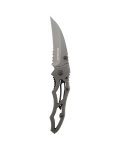 Складной нож Titanium 170мм серый блистер Rexant