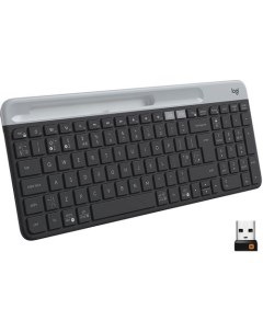 Клавиатура K580 USB Bluetooth Радиоканал черный серый Logitech