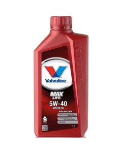Моторное масло Maxlife 5W 40 1л синтетическое Valvoline