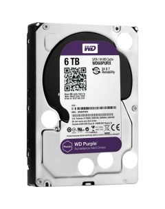 Внутренний жесткий диск 3 5 6Tb WD60PURX 64Mb 5400rpm Purple Western digital