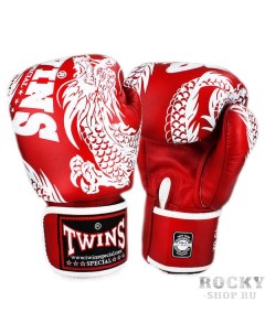 Боксерские перчатки TWINS FBGV 49 New Dragon Red White 10 OZ Twins special