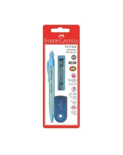 Карандаш Faber Castell Tri Click Sleeve Mini механический 0 7мм 2B с ластиком грифели 20 штук 0 7 мм Faber-castell