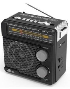 Радиоприёмник RPR 202 черный Ritmix
