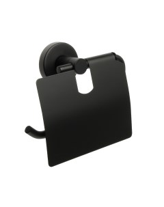 Аксессуар для ванной Comfort Black черный FX 86010 Бумагодержатель с крышкой Fixsen