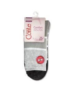 Носки для женщин хлопок махровые Comfort 212 серые р 25 7С 47СП Conte