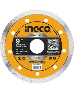 Сплошной алмазный диск Ingco