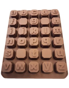 Силиконовая форма для шоколада английский алфавит Beroma