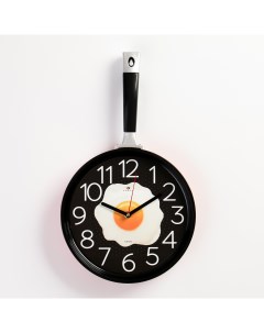 Часы Сковорода 26х26х6 см Рубин