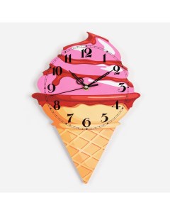 Часы Мороженое рожок 32х23х3 см Соломон