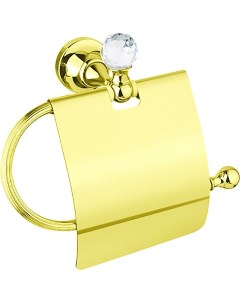 Держатель туалетной бумаги Olimp золото с кристаллом Swarovski Cezares