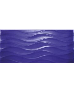 Настенная плитка Wave Синяя WAG121 20х44 Cersanit