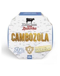 Сыр мягкий камбоцола с плесенью 50 БЗМЖ 125 г Whitecheese from zhukovka