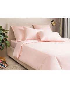 Комплект постельного белья Моноспейс сатин пудровый Розовый Ecotex