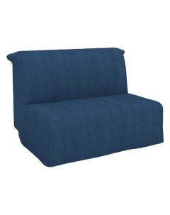Прямой диван Бонд 91 100 см Пружинный блок Полутороспальные Жесткие Синий 125 см Малогабаритные Первый мебельный