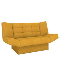 Прямой диван Барбара 104 100 см Пружинный блок Двуспальные Жесткие Желтый 209 Ширина 210 см Первый мебельный