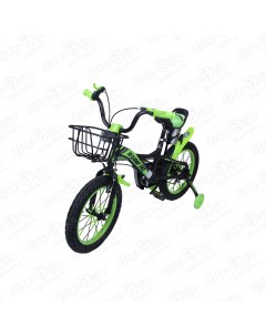 Велосипед детский В14 с ярко зелеными вставками Champ pro
