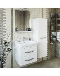Мебель для ванной комнаты Одри 60 см подвесная белая Sanflor