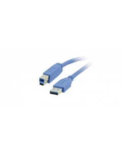 Кабель USB 3 0 Am USB 3 0 Bm экранированный 1 8м синий C USB3 AB 6 96 0235006 Kramer