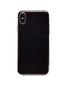 Чехол накладка для смартфона Apple iPhone X XS силикон черный 77946 Glamour