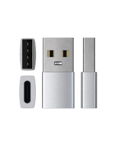 Переходник адаптер USB USB Type C серебристый ST TAUCS Satechi