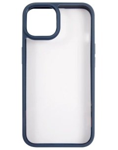 Чехол накладка для смартфона Apple iPhone 13 силикон прозрачный синий US BH769 Usams