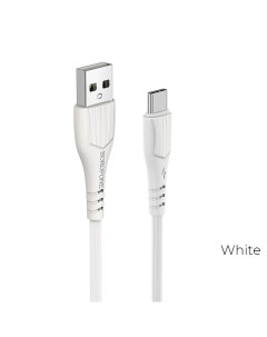 Кабель USB Type C USB 3A 1м белый BX37 Wieldy УТ 00004866 Borofone