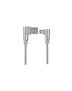 Кабель Micro USB USB угловой угловой 1 м серый U4805 30013258 Perfeo