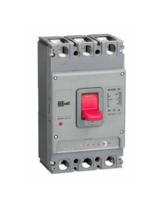 Автоматический выключатель силовой ВА 335E 22504DEK 3P 400А 50 кА 400 В на монтажную плату с электро Dekraft