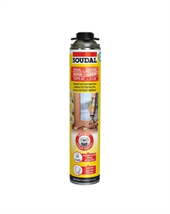 Пена монтажная профессиональная Gunfoam Yellow Окна-Двери зимняя 750 мл Soudal