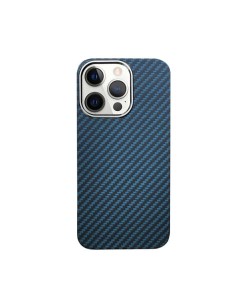 Чехол Kevlar для iPhone 13 Pro Max арамид ударопрочный ультратонкий синий K-doo