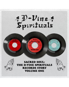 Various Artists Sacred Soul The D Vine Spirituals Records Story Volume One LP Bible & tire recording company