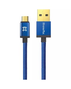 Кабель Line up USB C to USB A 0 15м синий Xtrememac