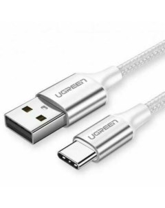 Кабель USB Type C US288 60132 USB A 2 0 to USB C 1 5 м серебристый Ugreen